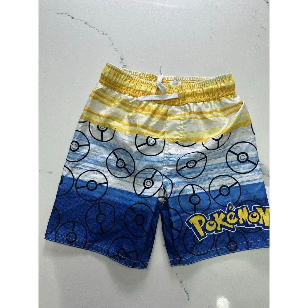 Kids Pokémon Swim Trunks Size Medium, Good Condition (0066)